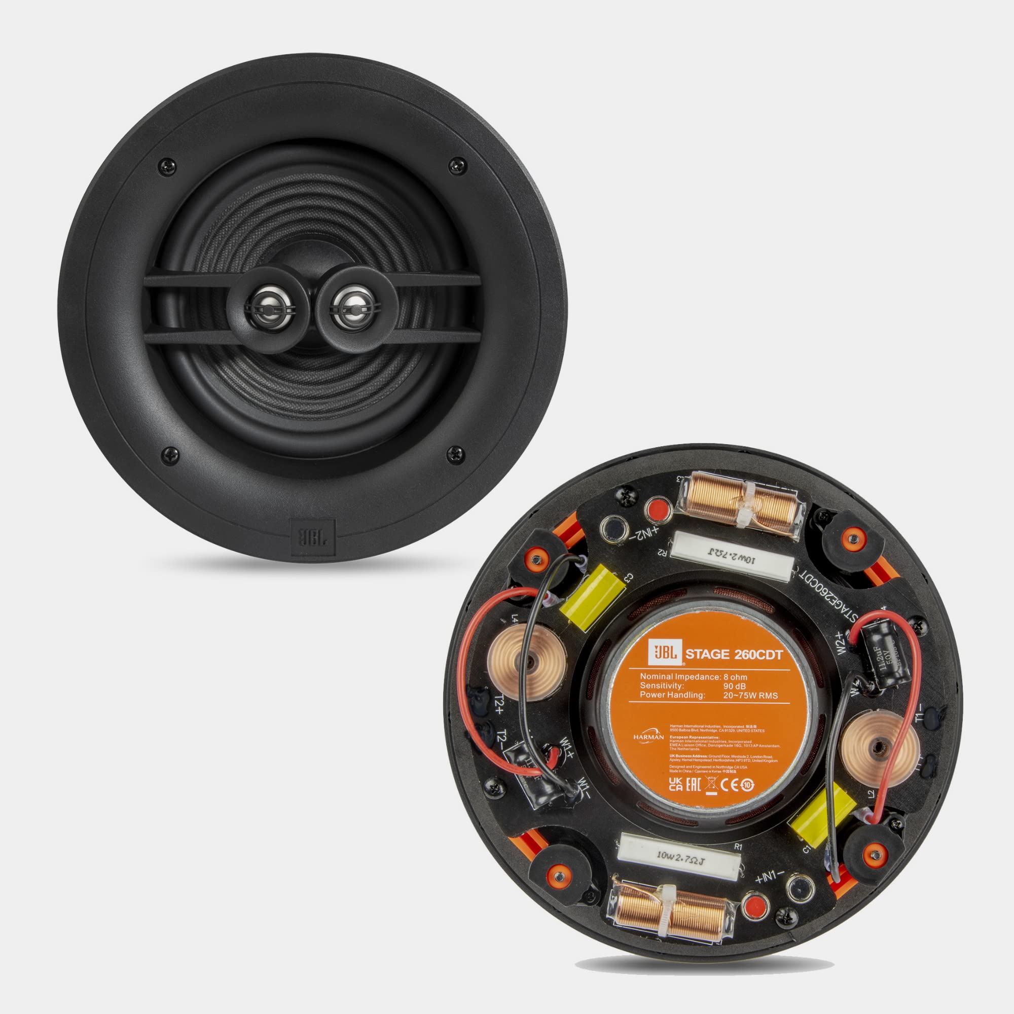 Amazon.co.jp: JBL Stage 260CDT 天井内ラウドスピーカー デュアル3/4 Amazon.co.jp: JBL Stage 260CDT 天井内ラウドスピーカー デュアル3/4